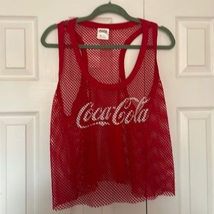 Vintage Coca-Cola mesh tank top
